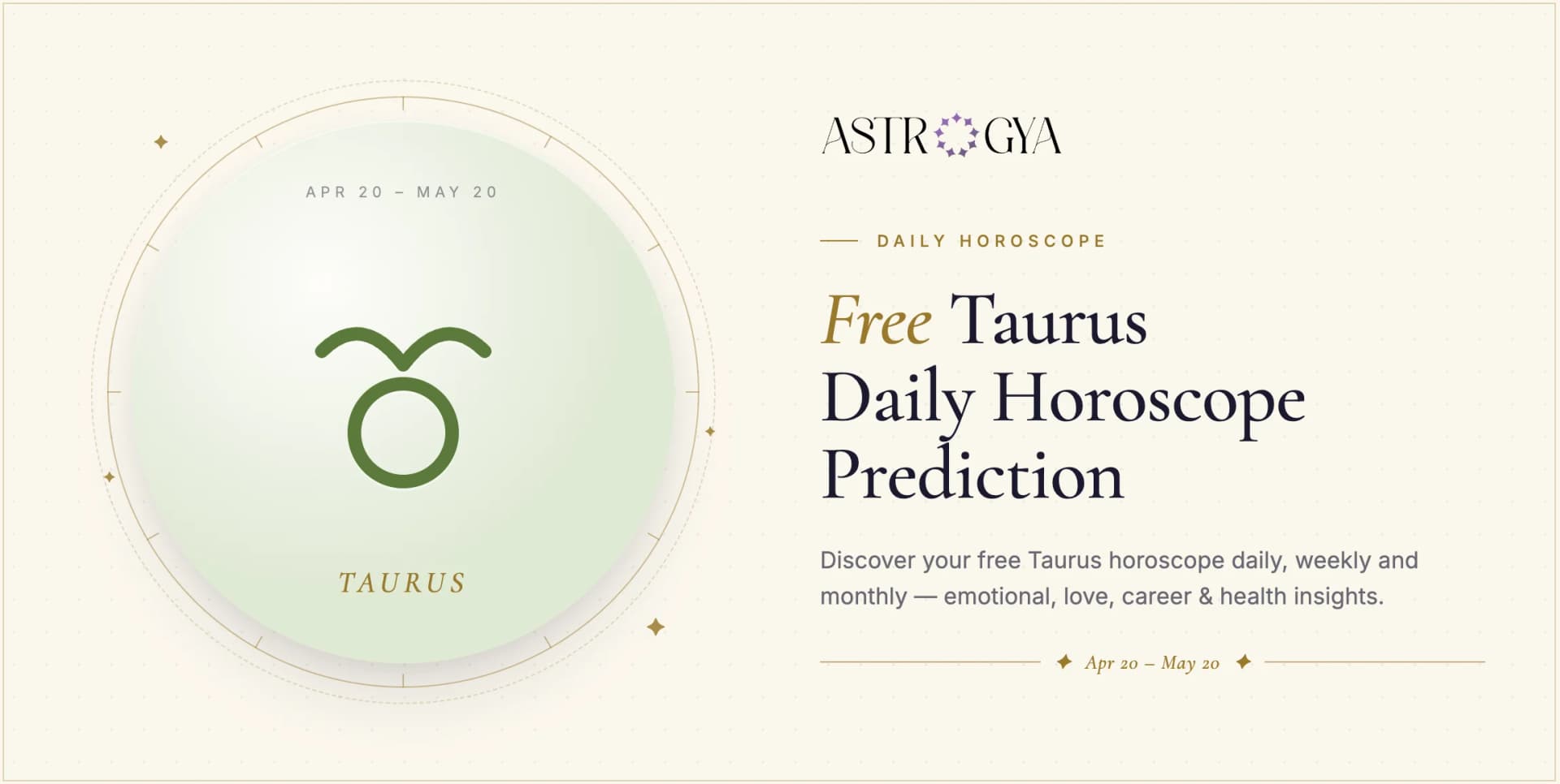 Taurus daily horoscope